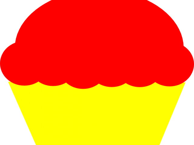 Cupcake Clipart Orange - Cupcake Clipart Orange (640x480)