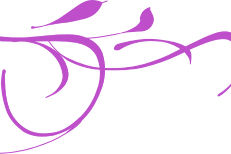 Calligraphy Clipart Scroll Flourishes Free - Wedding Invitation Design Png (450x300)