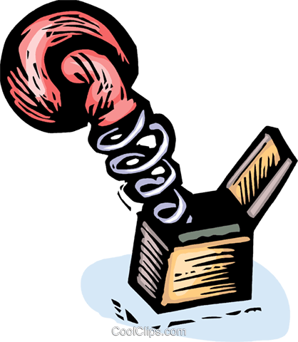 Boxing Glove In The Box Royalty Free - Boxing Glove Jack In The Box (418x480)