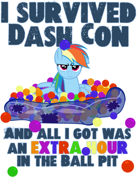 Pixelkitties, Ball, Ball Pit, Dashcon, Extra Hour, - Rainbow Dash Ball Pit (450x600)