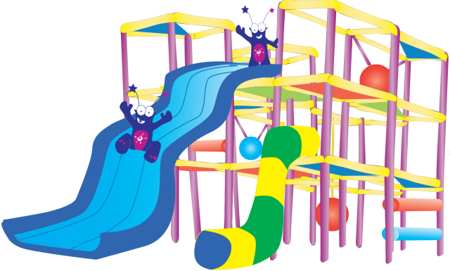 And Our Unique Activity Room With Supervised Drop-in - Playground Slide (640x385)