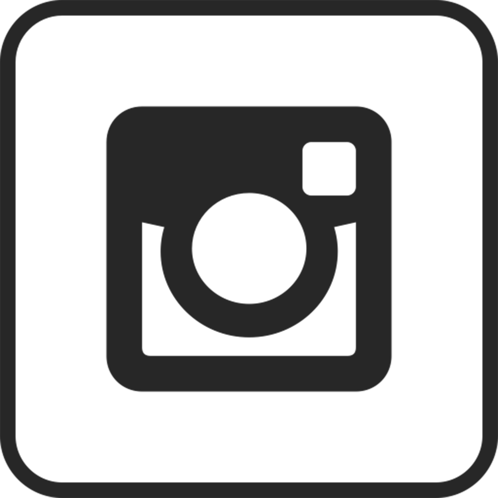 Cd Studios - Instagram Icon Black And White Transparent (1000x1000)