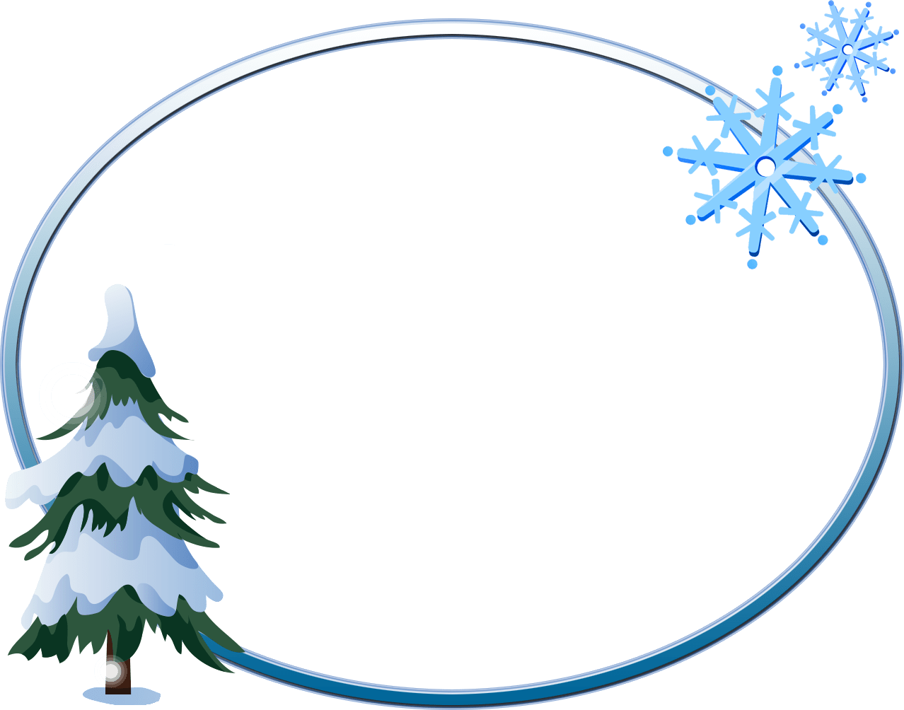 Transparent Christmas Garland Clip Art Borders - Christmas (1278x1004)
