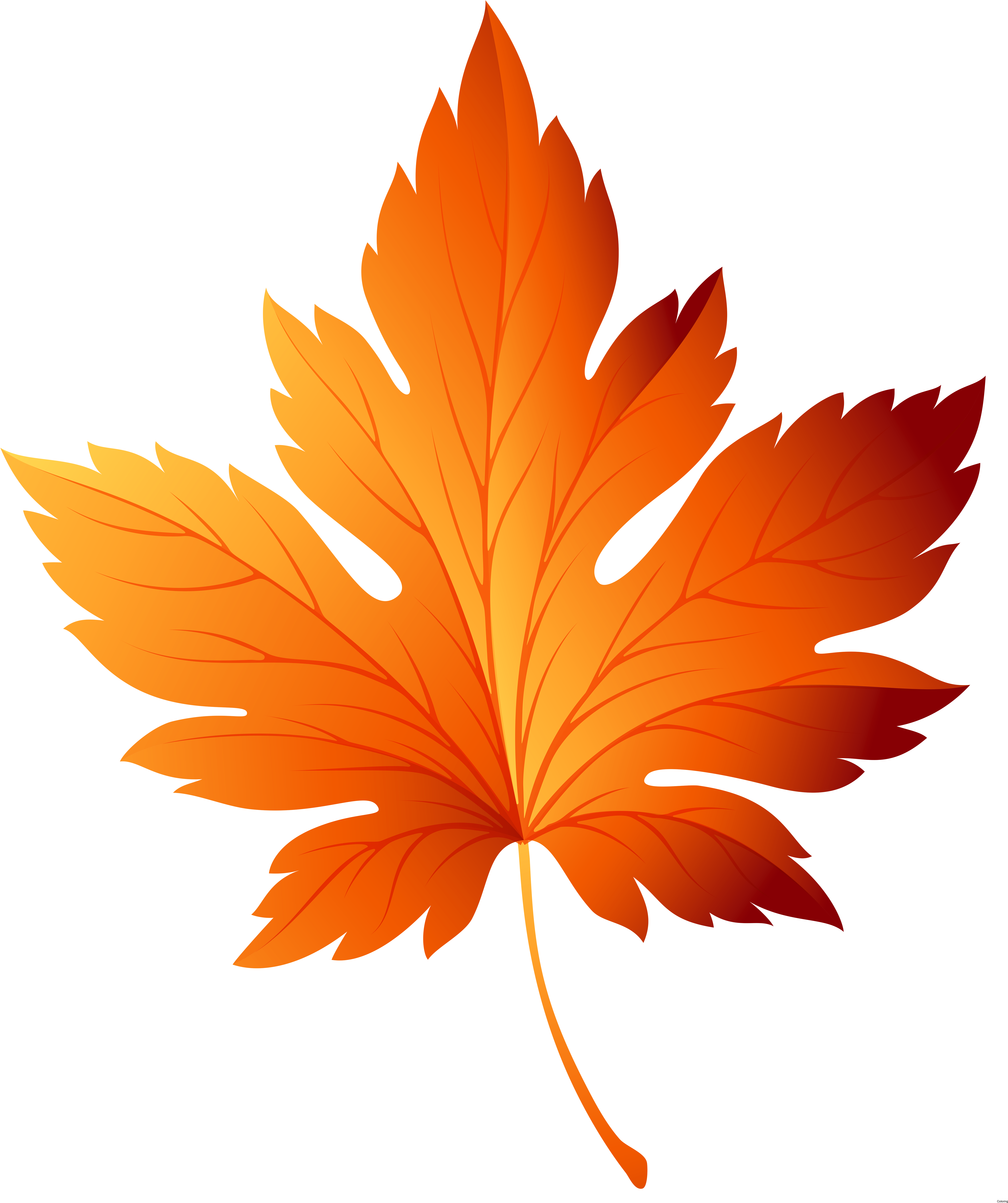 5789 X 6907 2 - Transparent Autumn Leaves Clipart (5789x6907)
