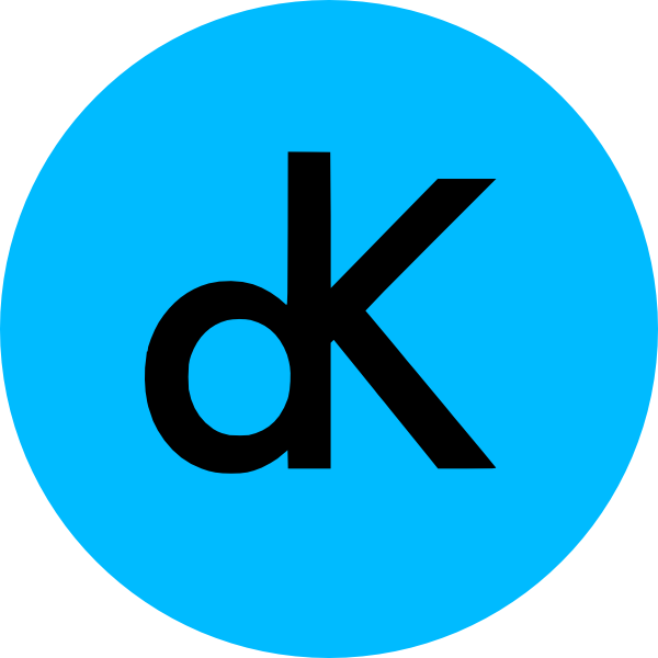 Dk Logo On Blue Circle Clip Art At Clkercom Vector - Mosquito Net Icon Png (600x600)