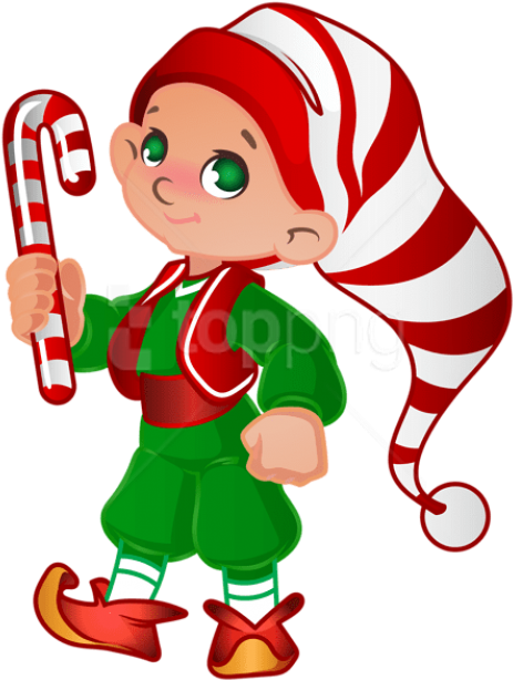 Free Png Elf Santa Helper Transparent Png - Clipart Transparent Christmas Elf (480x628)