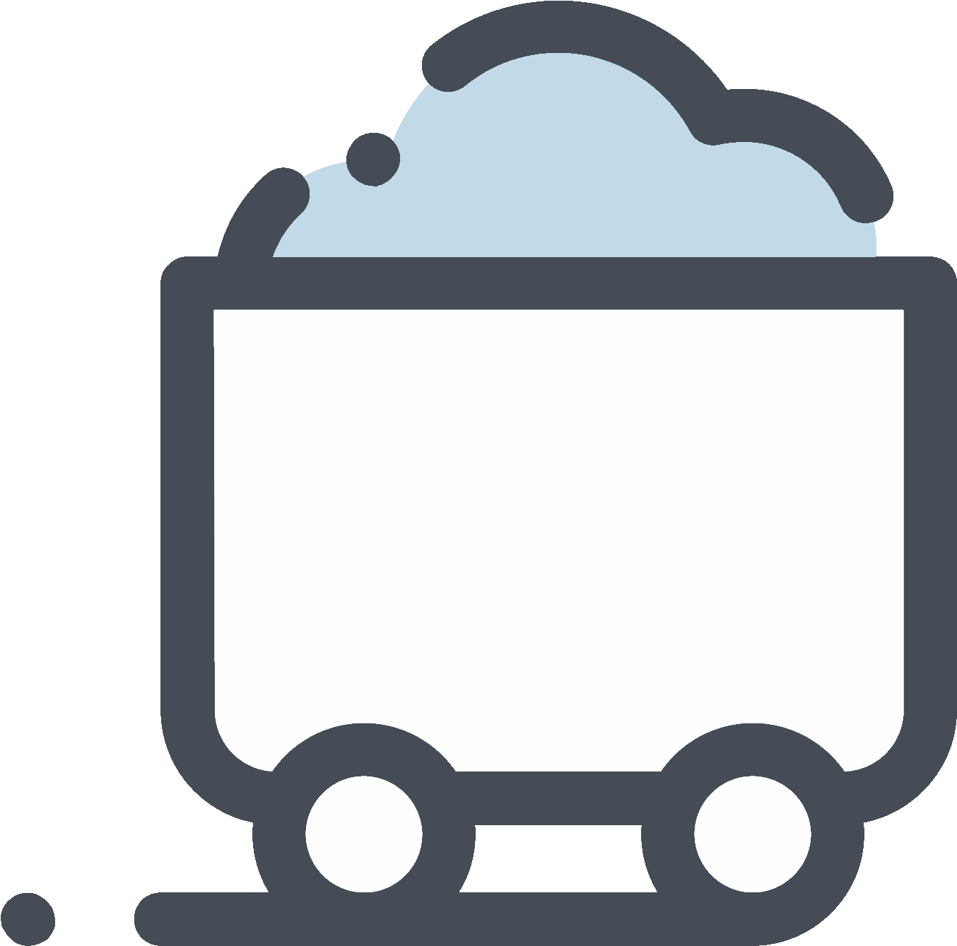 Coal Clipart Mine Cart - Minecart Icon (1600x1600)