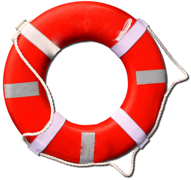 Life Preserver - Lifeguard Buoy Png (640x602)