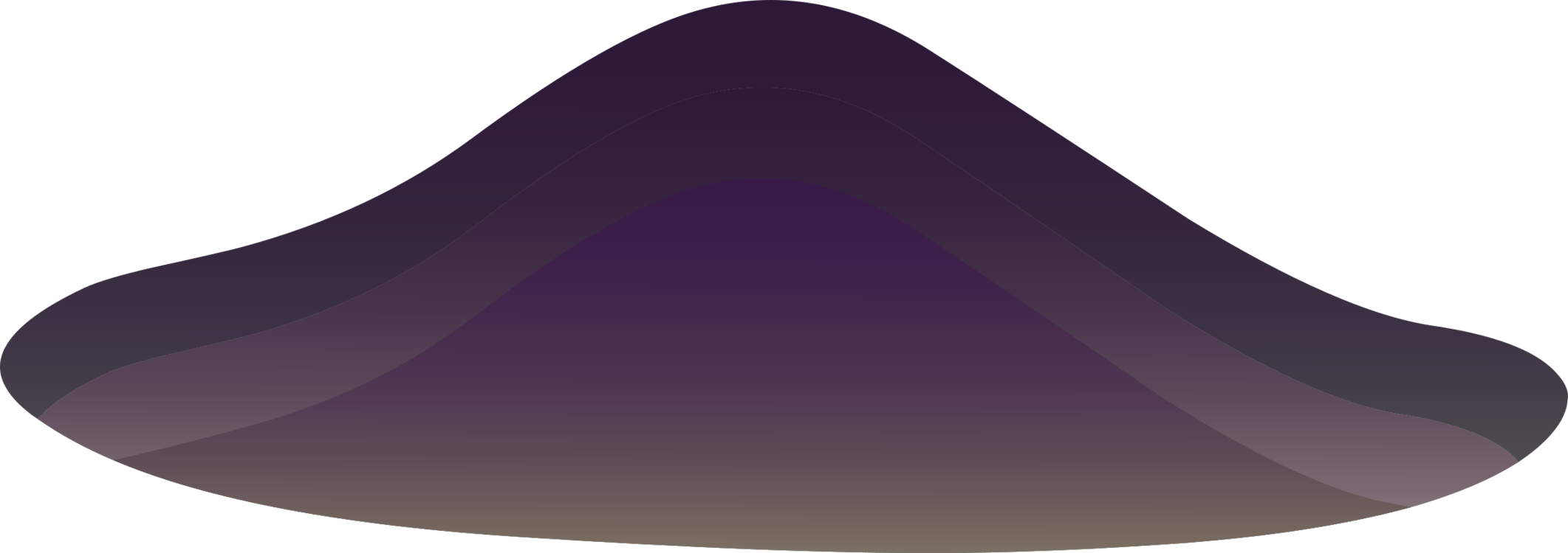 Modern Art Landscaping Purple Color - Platter (2123x750)