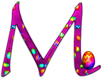 Alphabet, Letter, Initial, Easter - Alphabet A Love M Wallpapers In Heart (435x340)