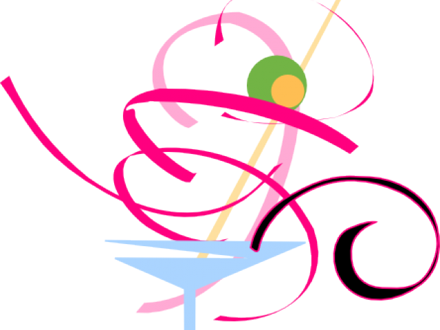 Cocktail Clipart Birthday - Cocktail Party Clip Art (640x480)