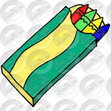 Crayons Clipart Caddy - Crayons Clipart Caddy (380x380)
