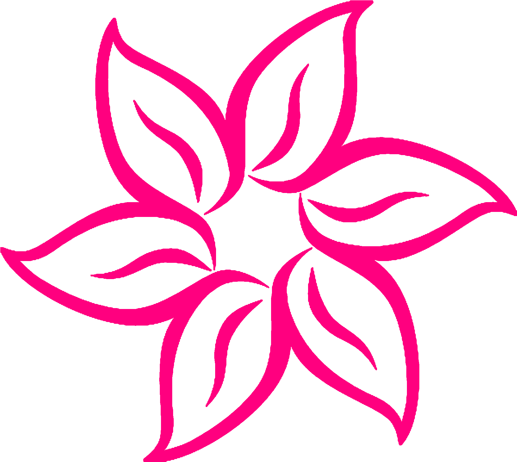 Resultado De Imagen Para Flor Dibujo Flower Drawing - Pink Flower Clipart (1761x2400)