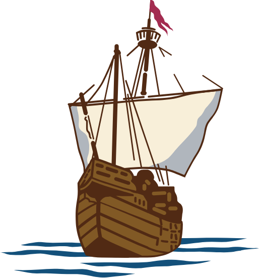 Golf - John Cabot's Boat Drawing (514x551)