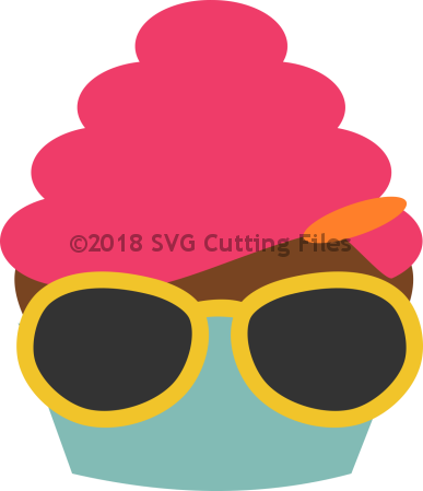 Sunglasses Cupcake - Sunglasses Cupcake (387x449)
