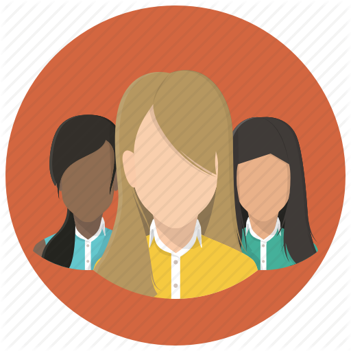 512 X 512 1 - Group Of Girls Icon Png (512x512)