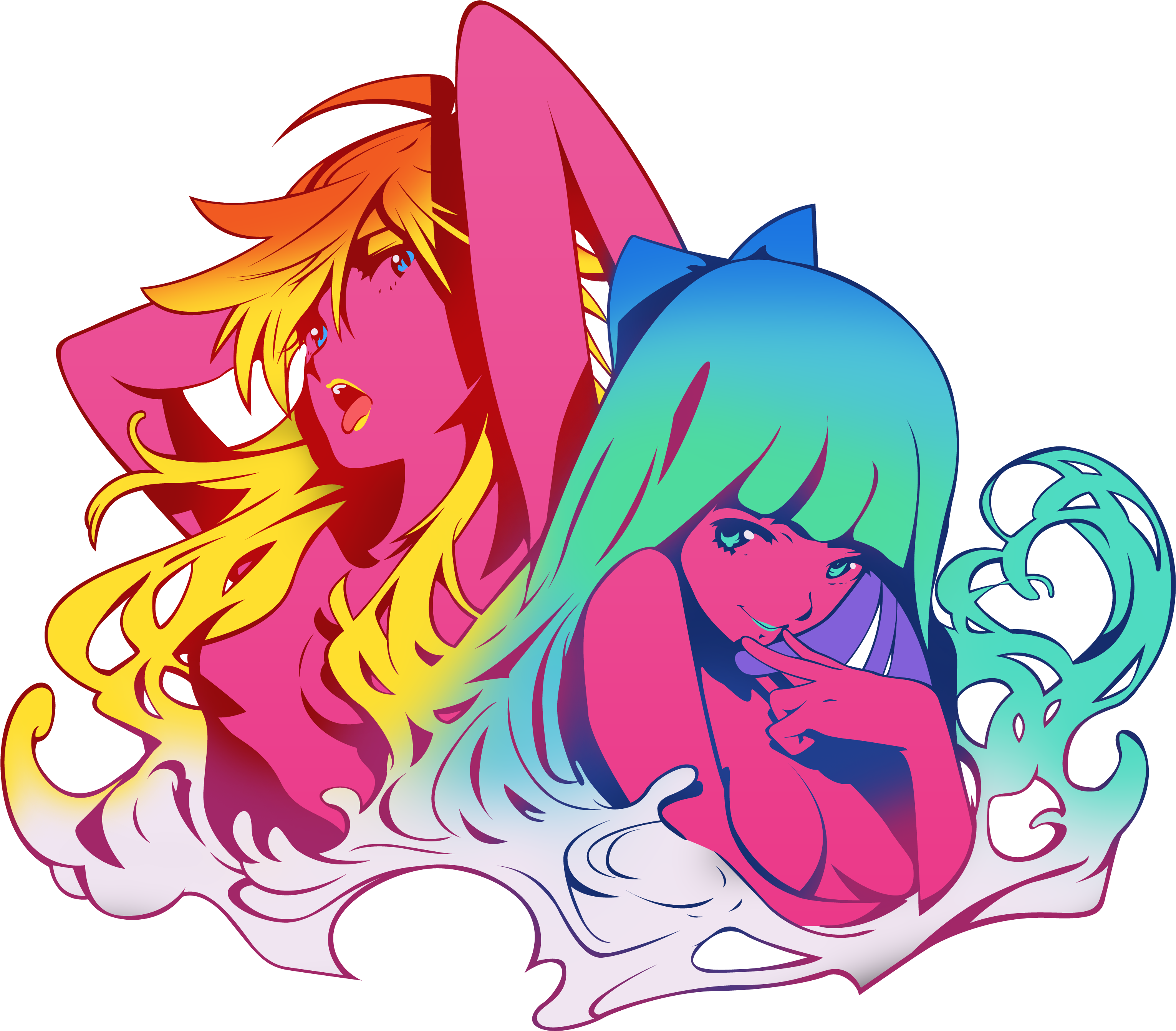 Image - Panty And Stocking Png (3294x3438)