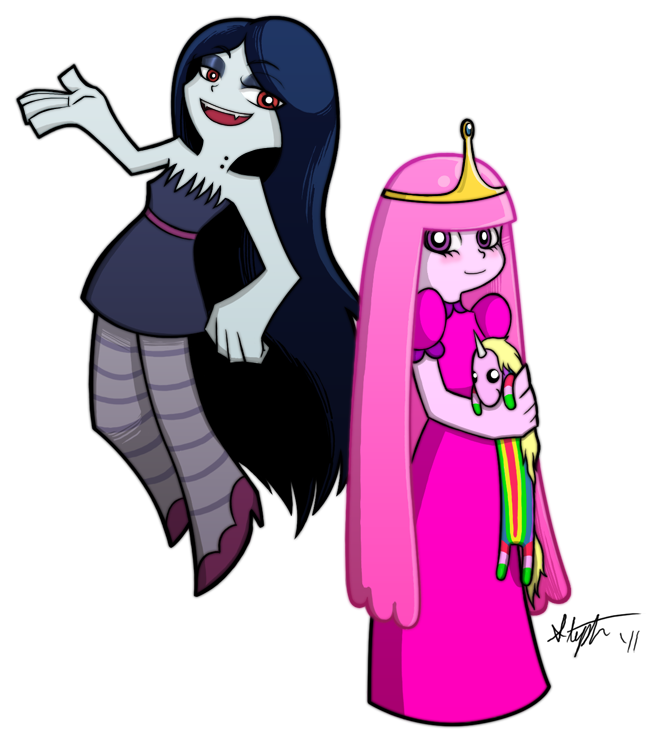 Marceline The Vampire Queen Princess Bubblegum Pink - Panty And Stocking Marceline Bubblegum (699x864)