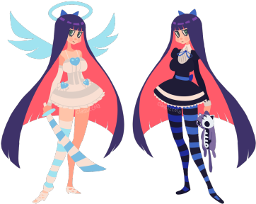 Stocking Anarchy - Cartoon (400x304)