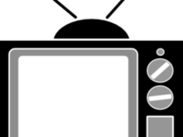 Vintage Tv Cliparts - Transparent Tv Clip Art (640x480)