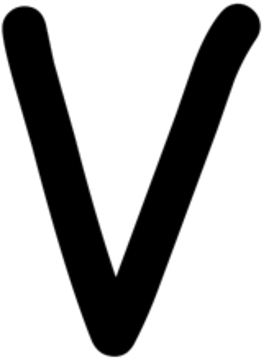 Transparent Letter V - Letter V Transparent (420x420)