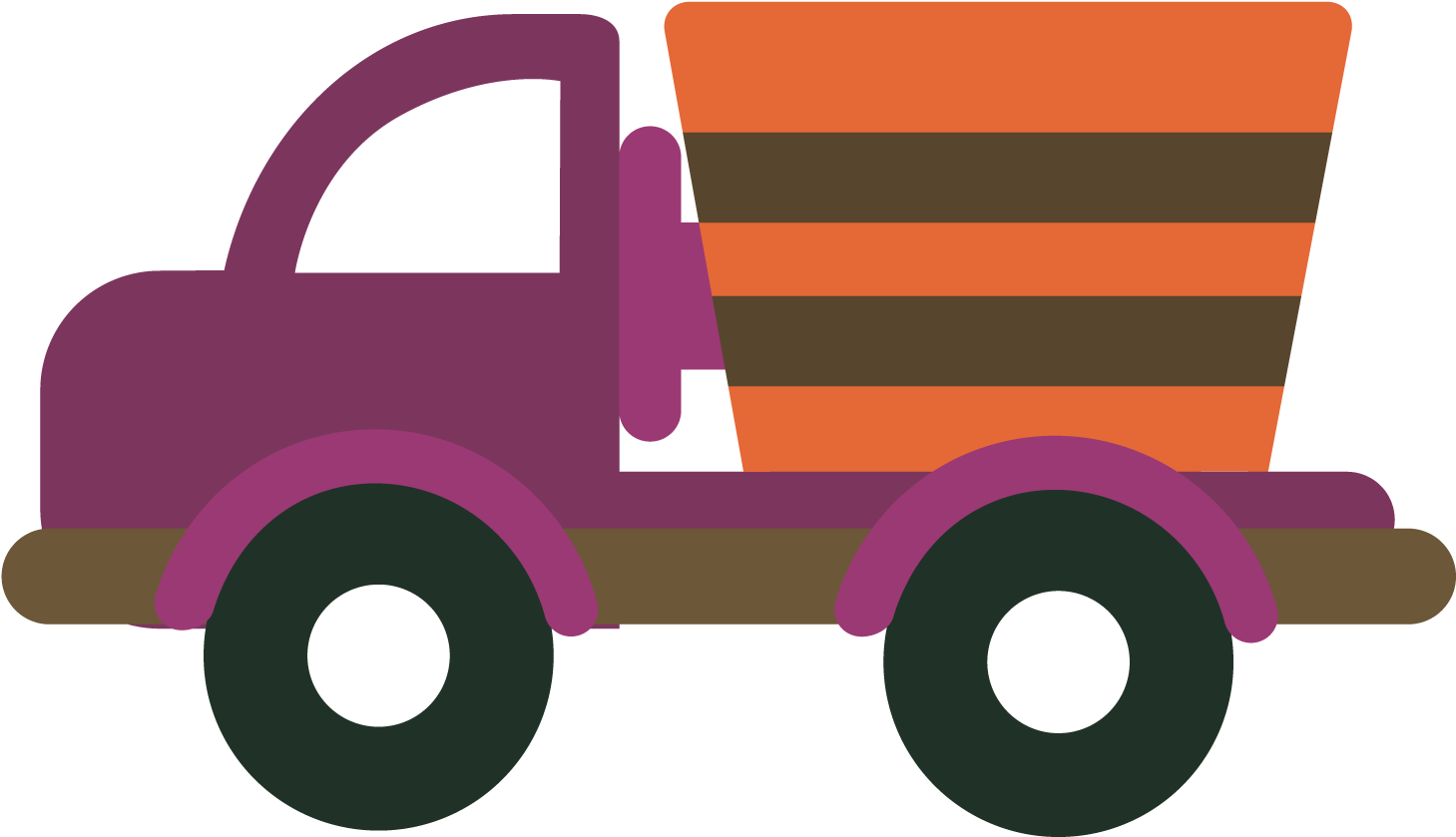 Car Clip Art Vector Cartoon Trolley - Carros De Construccion Animados Png (1501x1501)