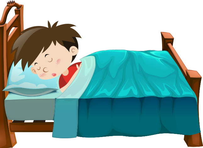 Morning - Routine - Evening - Sleep Go To Bed Dibujo (646x473)