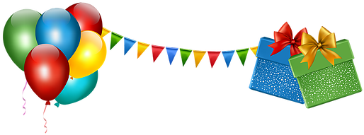 1703 Lakeside Ave - Birthday Clipart Png (550x235)