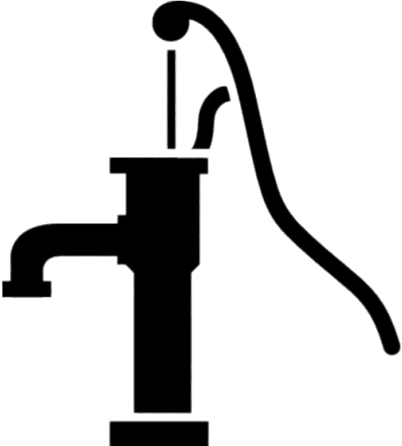 Graphic Royalty Free Stock Pump Clipart - Hand Water Pump Icon (626x626)