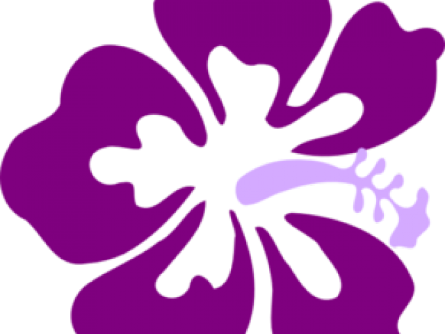 Mauve Clipart Purple Wedding Flower - Clip Art Hibiscus Flower Png (640x480)