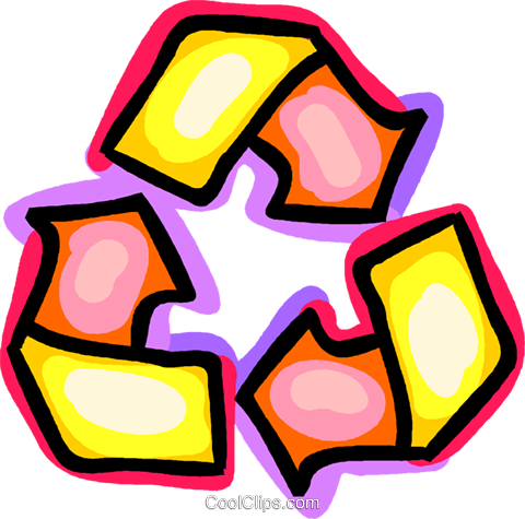 Recycling Symbols Royalty Free Vector Clip Art Illustration - Recycling Symbols Royalty Free Vector Clip Art Illustration (480x475)