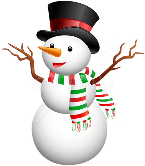 Free Png Snowman With Top Hat Png - Portable Network Graphics (480x551)