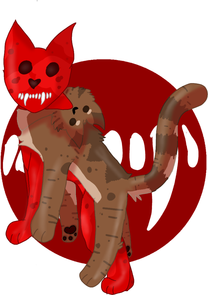 Clipart Cat Translucent - Cartoon (721x1109)