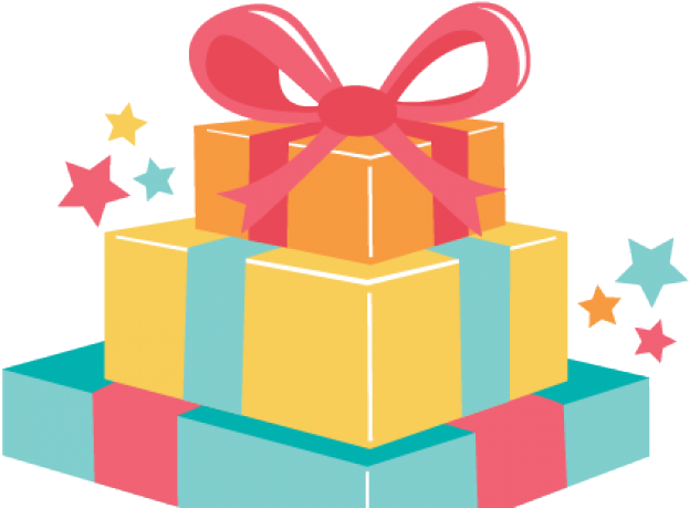 Birthday Present Clipart Wrapped - Birthday Gifts Clipart Png (640x480)