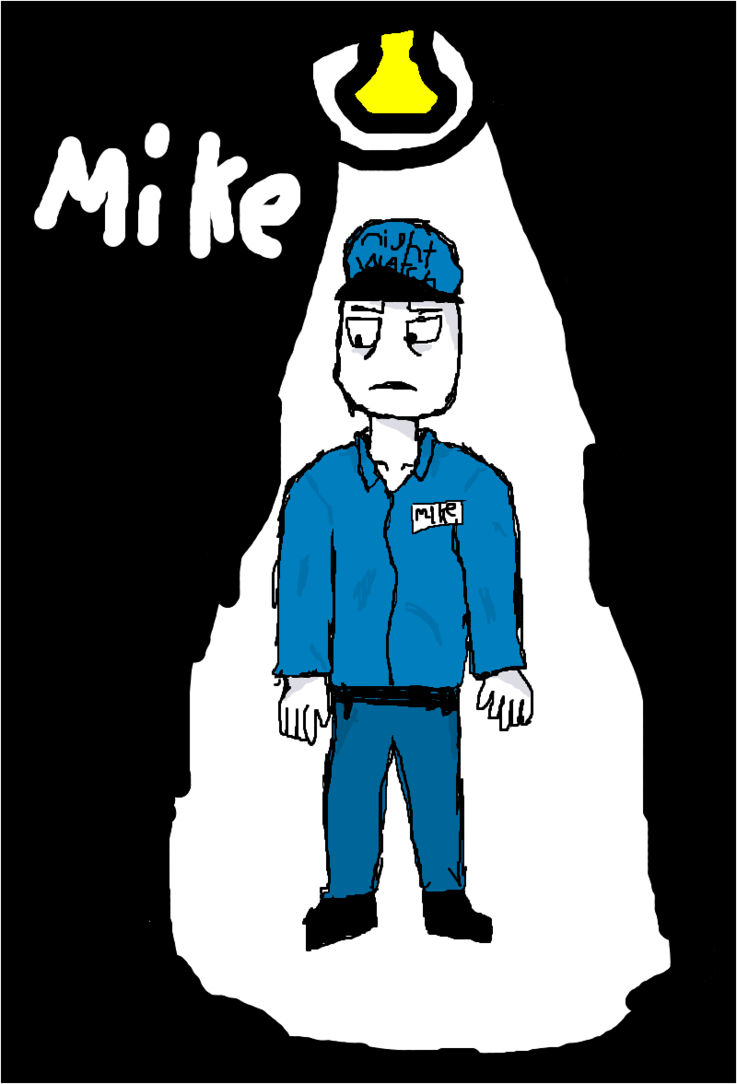 Fnaf The Check Cameras Mike By Fizzysodagamer - Mike Night Guard Fnaf (737x1084)