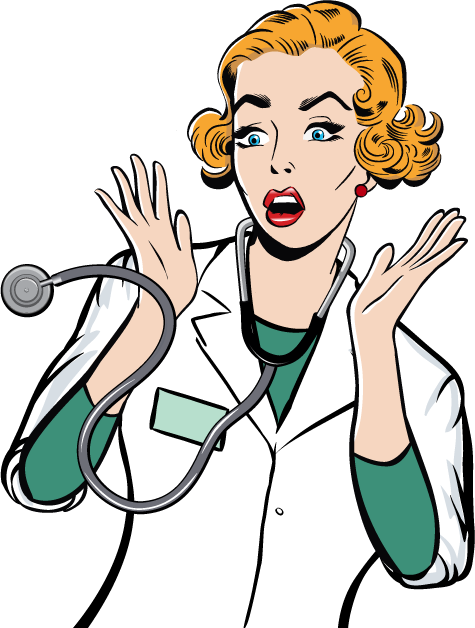 Do You Get Enough Iron In Your Diet You Must Have To - Doctor In Tension Cartoon (475x628)