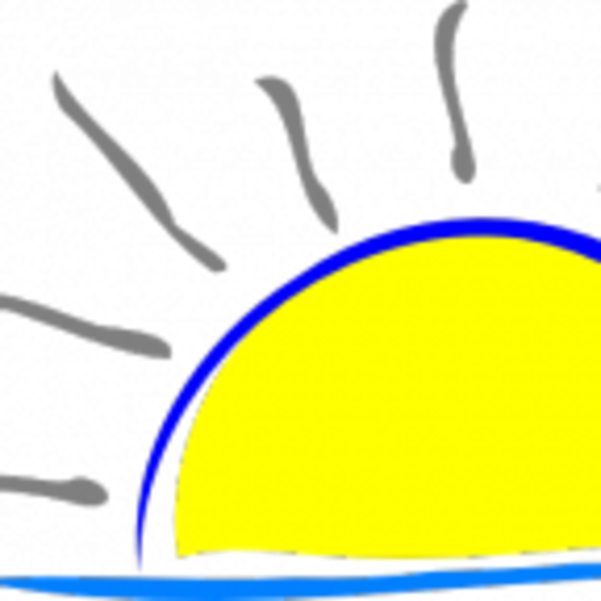 Coucher De Soleil Dessin (1200x1200)