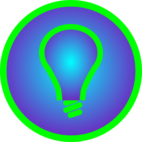 This Free Clip Arts Design Of Light Bulb - This Free Clip Arts Design Of Light Bulb (600x600)