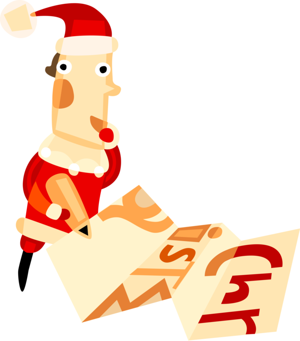 Vector Illustration Of Santa Claus, Saint Nicholas, - Illustration (616x700)