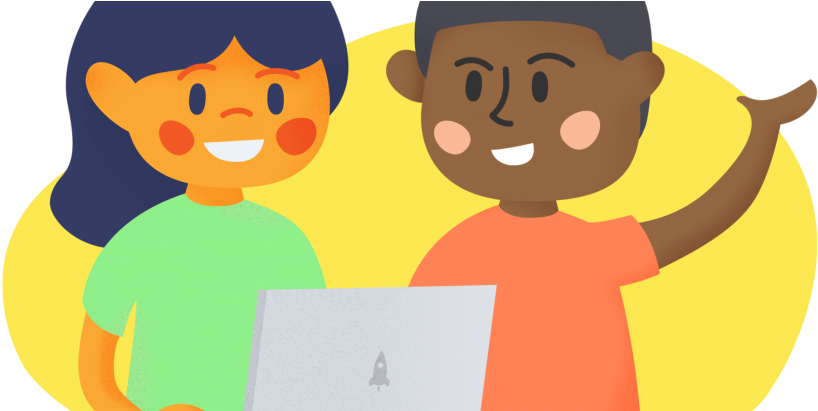 Computer Coding For Kids - Cartoon (840x410)