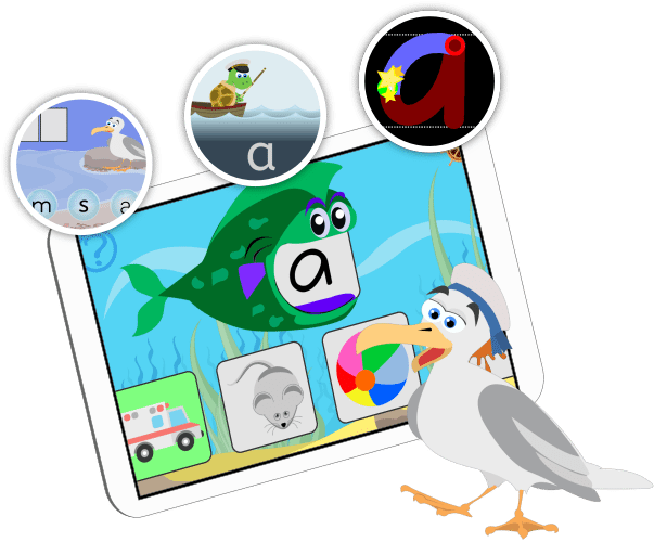 Phonics Sound Out Words - Cartoon (603x500)