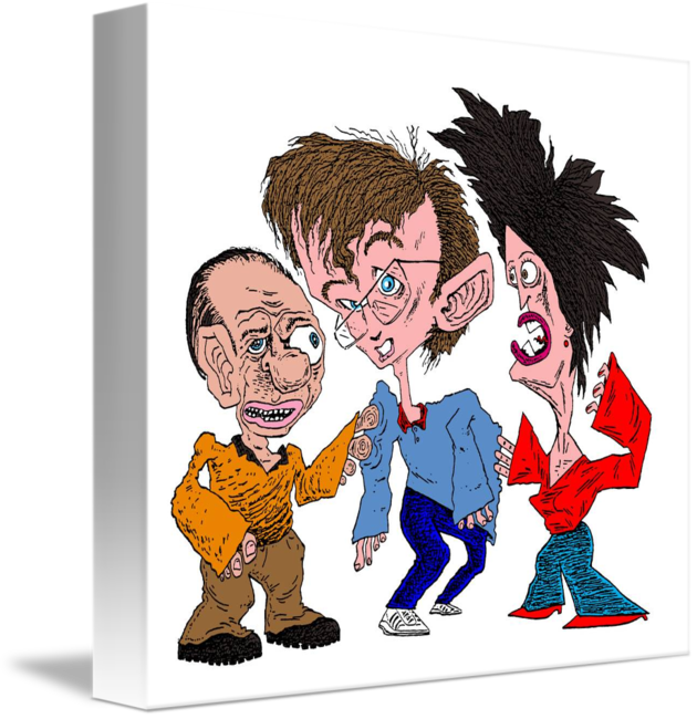 Kid Tween Two Parental Units By Dave Stephens - Cartoon (630x650)