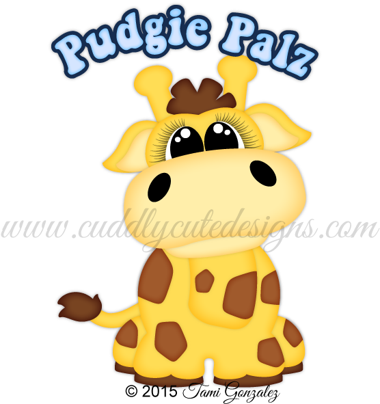 Pudgie Palz Giraffe - Pudgie Palz (600x600)