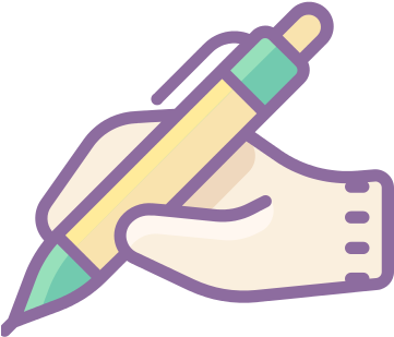 Writing A Business Plan - Hand With Pen Icon (360x360)