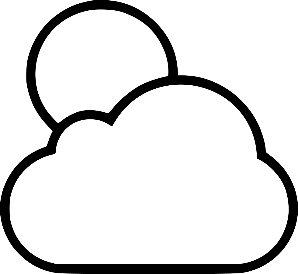 Free Full Drawing Clouds With Fabulous Cloud Comments - Line Art (980x902)