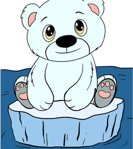 Cub Clipart Walking Bear - Draw Polar Bear (640x480)