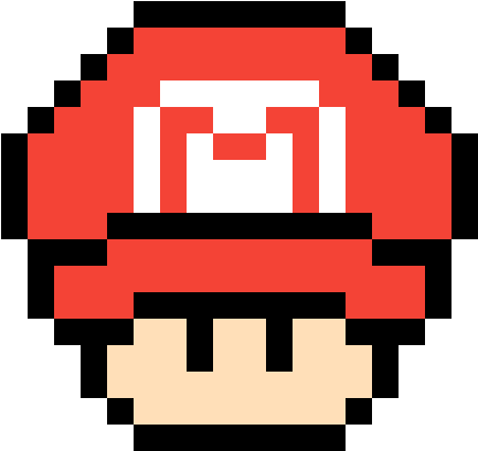 Mario Mushroom With Mario Hat - Mario Mushroom With Mario Hat (1200x1200)