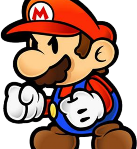 Mario Bros Clipart Human Nose - Super Mario Reading A Book (640x480)