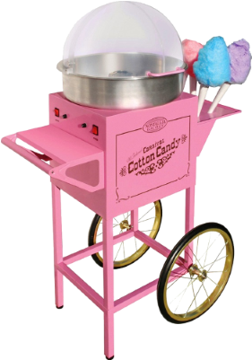 Cotton Candy Machine Clipart (500x500)