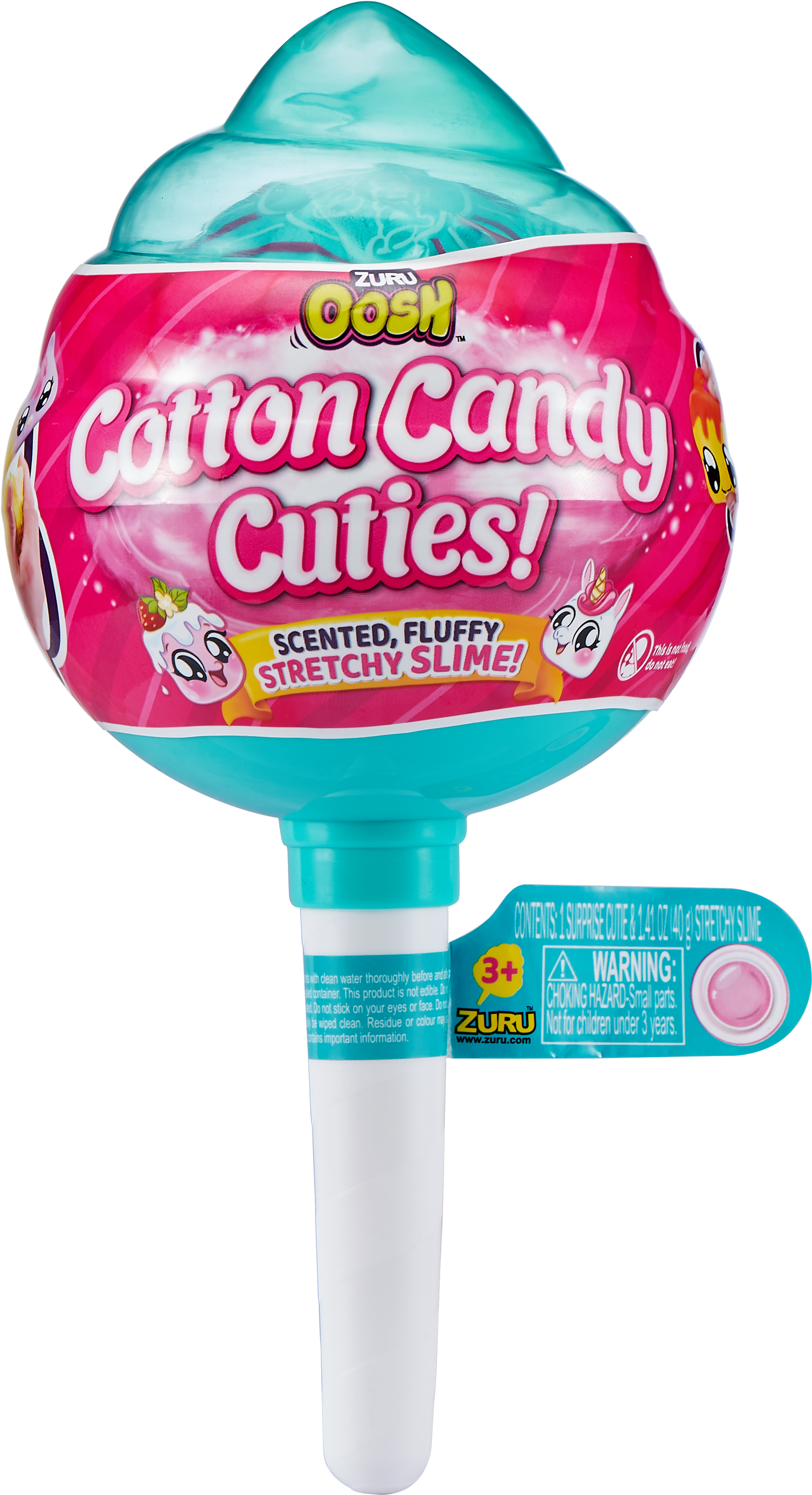 Zuru Oosh Cotton Candy Cuties Scented Slime With Collectible - Cotton Candy Cuties Walmart (3908x3908)